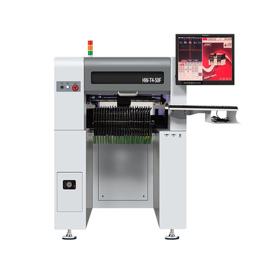 Promotion 4 Heads 50 Drivers Transfer Machine HW-T4-50F Vertical Supplier LED SMT Machines HW-T4-50F